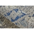 thumbnail image 4 of 8' Taupe Gray And Blue Round Floral Stain Resistant Area Rug, 4 of 5