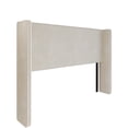 thumbnail image 4 of Home Design Lenox Twin Upholstered Wingback Headboard, Soft Corduroy, Light Beige, Easy to Assemble, 4 of 8