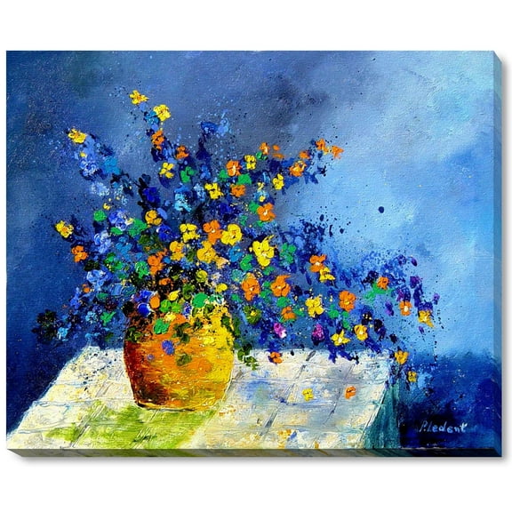 La Pastiche  Pol Ledent 'Still Life 5742' Framed Fine Art Print on Canvas