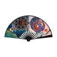 thumbnail image 1 of Folding Fan Chinease Japanese Folding Bamboo Silk Hand Fan,Hand Folding Fans for Women Men,Hand Fan Festival Gift Fan Craft Fan Folding Fan Dance Fan, 1 of 5