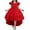 Red, variant on Tea Party Dresses for Girls Elegant Flower Girl Dress for Wedding Party formal Occasions Long Lace Gown Children's Event Attire Girl Long Midi Spring Dress