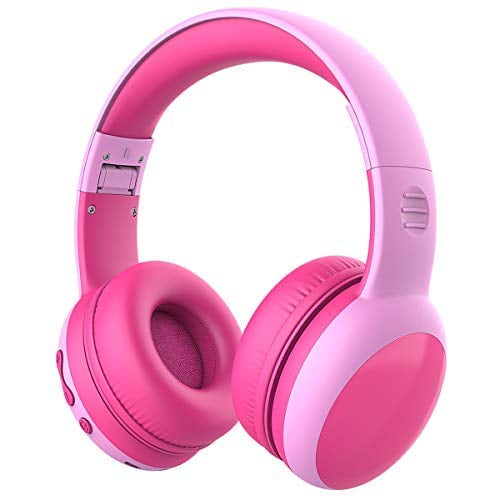 Headphones For Children, With 85 Db Volume Limitation, Lightweight Children'S Headphones With Adjustable Headband - Pink