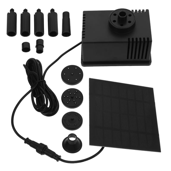 OATIPHO Outdoor Garden Water Pump Solar Fountain with Brushless Motor and Versatile Spray Nozzles
