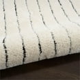 thumbnail image 3 of Pemberly Row Cozy Contemporary 9' x 12' Ivory Black Area Rug, 3 of 9