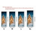 thumbnail image 4 of Door sticker, Refrigerator stickers Self-adhesive removable Christmas Door Cover Decorations House Door Banner for Front Door Decor Winter Holiday max Eve Home Party Decoration Supplies,SP-F177a, 4 of 15