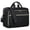 Black, variant on Laptop Bag 17.3 Inch Laptop Briefcase for Women Men Messenger Bag Waterproof Shoulder Large Computer Bag for Business Office Work College,Black