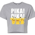 thumbnail image 3 of Pokémon - Pika! Pika! - Juniors Cropped Cotton Blend T-Shirt, 3 of 5