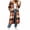 Khaki#1, variant on Women Oversized Plaid Shacket Long Fall Flannel Shirt Jacket Zip Up Hooded Coat with 2 Pockets, Drop Shoulder, Long Sleeve, Curved Hem, Casual Woolen Shackets,Drawcord Hem,Travel Outfit