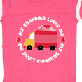 thumbnail image 4 of Inktastic Grandma Loves Me Valentine Truck Kids Boys or Girls Baby Bodysuit, 4 of 5