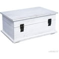 thumbnail image 4 of Hosley 10 inch Long, White Wood Keepsake Box, 4 of 5