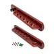 thumbnail image 1 of Soporte para tacos de billar, soporte para palos de billar, montaje en pared, madera maciza madera roja, 1 of 9