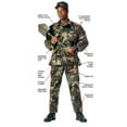 thumbnail image 2 of Rothco Camo BDU Shirt - Tiger Stripe Camo, Large, 2 of 3