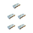 thumbnail image 2 of Shengyu 1/2/3/5 Cotton Linen Tablecloth Rectangular TV Cabinet Coffee Desktop Fringe Waterproof Table Cloth for Dining Hall Garden 50*145cm,Embroider/Light blue 5PCS, 2 of 6