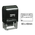 thumbnail image 1 of Printtoo Self Inking Dater Stamp With Emailed By Text Office Stationery Date Rubber Stamp-Black, 1 of 1