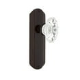 thumbnail image 5 of Nostalgic Warehouse Deccha_Sd_Nk Vintage Chateau Fluted Crystal Single Dummy Door Knob -, 5 of 7