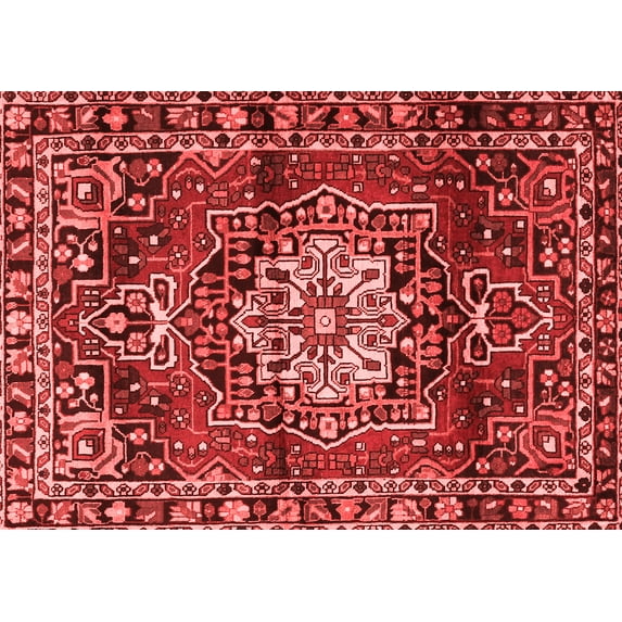 Ahgly Company Indoor Rectangle Persian Red Traditional Area Rugs, 3' x 5'