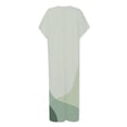 thumbnail image 5 of SMihono Robe Maxi Boho d'Été pour Femmes Grande Taille Robe Maxi pour Femmes Vacances à la Plage Décontractée Robe Longue Ample Manches Courtes Robes d'Été avec Fente Robe de Plage, 5 of 5