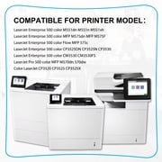 507X 507A Toner Cartridge Compatible for HP 507A 507X CE400X CE400A CE401A CE402A CE403A Enterprise M551 M551n M551dn M551xh M570dn M575f M570dw Printer | BK+C+M+Y, 4-Pack