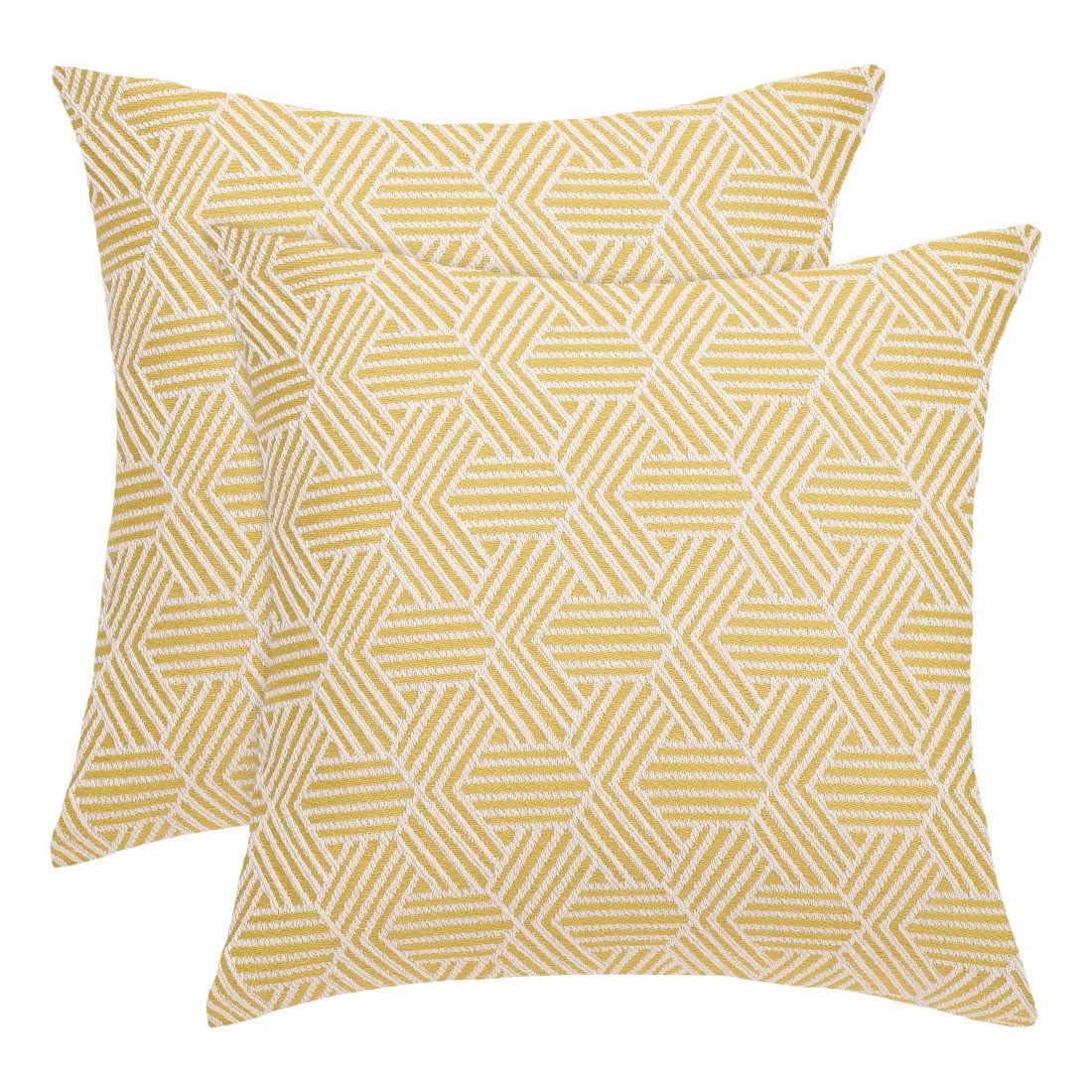 Unique Bargains 2 Pack Geometric Throw Pillow Cover Cushion Covers