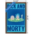thumbnail image 3 of Rick And Morty - Title Wall Poster, 14.725" x 22.375", Framed, 3 of 6