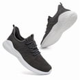 thumbnail image 6 of Men's/Women's White Knit Running Shoes, Sneakers for Gym Workout Walking Fitness Casual Daily Wear Lightweight Breathable Non-Slip Athletic, 6 of 9