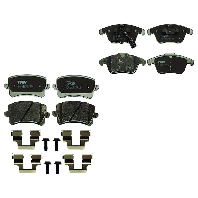 Set Balatas Bajos Metales Tiguan 2009 A 2017 Volkswagen TRW .