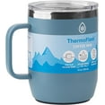 thumbnail image 3 of ThermoFlask Drinkware Collection - 12 oz Insulated Coffee Mug with Leakproof Push N Sip Lid, Dusty Blue, 3 of 6