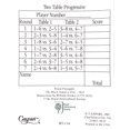 Caspari Bridge Tally Sheets, Jardin De Luxembourg Set of 2 (BT149