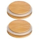thumbnail image 1 of Tapa de bambú, accesorios de tubo de vidrio sellado, cubierta de botella de vidrio de almacenamiento, 2 uds., 1 of 7
