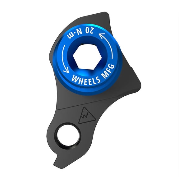 Wheels Manufacturing Universal Derailleur Hanger - 404-5, For Frames designed to accept SRAM UDH, Black/Teal