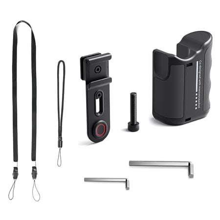 GUYUTING Stabilizing Hand Grip with Shutter Button for Comfortable Secure Hold for Insta360 DJI Action for Hero Series Action Cameras