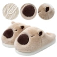 thumbnail image 4 of Pantuflas Peludos Carpincho Felpa Lindas Antideslizantes para Interior, 4 of 9