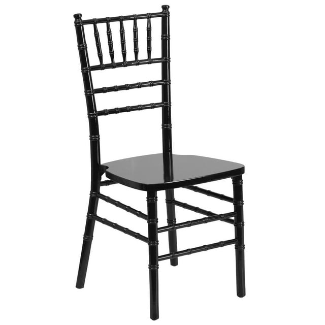 Chaise Chiavari de la série HERCULES en bois noir
