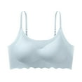 thumbnail image 4 of Lmnyox 2 Pack Women's Comfortable Wireless Bras Soft Full Coverage Bralettes Support Everyday Bras, 4 of 6