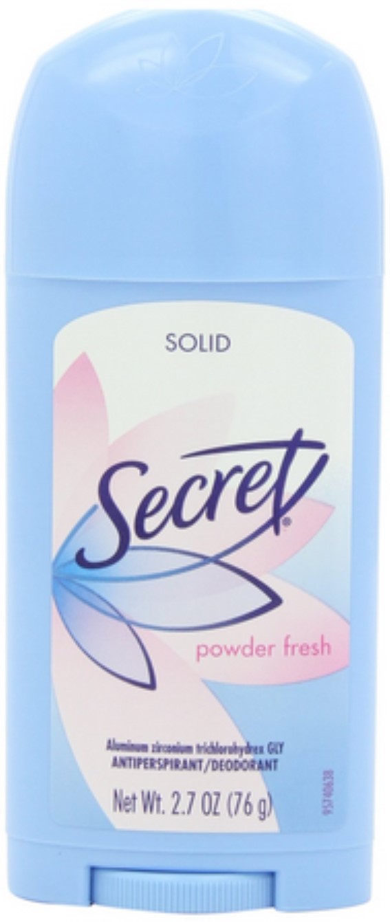 Secret Anti-Perspirant Deodorant Solid Powder Fresh 2.70 oz (Pack of 6)