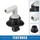 thumbnail image 3 of Kit de tapón de válvula PCV Unique Bargains No.1220474030/9048018001 para Toyota Camry 1997 - 2001, 3 of 7