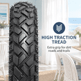 16x4.0/98-305 Heavy Duty Fat E-bike Tire All-terrain Directional Tread ...