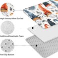 thumbnail image 5 of Multicolor Christmas Gnome Pattern Bathroom Rugs Sets 3 Piece,Toilet Cover Set,Absorbent Non Slip Bathroom Mats Sets with U-Shaped Contour Rug Toilet Rug Set, 5 of 5