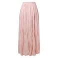thumbnail image 4 of Women's High Waist Wrap Maxi Skirt - Solid Color, Loose Vintage Style - Casual Beach Long Skirt for Summer, 4 of 6