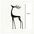 thumbnail image 3 of YardVibe Reindeer Christmas Decor, 2025 New Black Reindeer Christmas Decor, Elegant Indoor Holiday Decor, Vintage Standing Deer for Mantel Coffee Table Office Indoor, 3 of 7