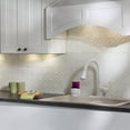 thumbnail image 5 of FASÄDE Rings Decorative Vinyl Backsplash 15 sq ft Kit in Gloss White, 5 of 8