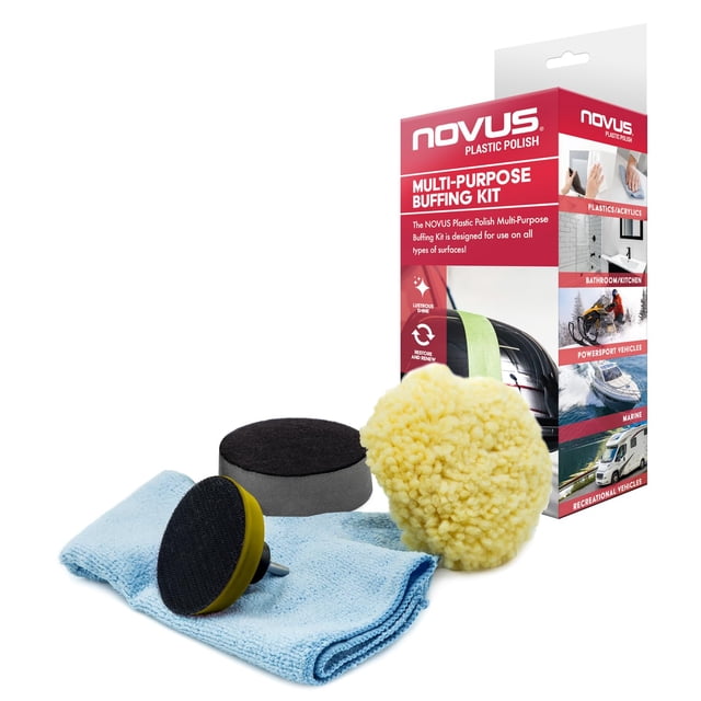 Kit de pulido Novus 7232 - Almohadillas multiusos (7,5 cm)