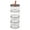 4pcs, variant on Shoreew Sealed Spice Jar Airtight Seasoning Storage Organizer Round Stackable Clear Spice Bottle with Handle for Kitchen Counter Pantry