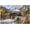 500 PCS, variant on 1000 Piece Jigsaw Puzzle, Stream Fishing Forest Train Mountain River, 30"x20" Dust-Free Puzzle, Stress Relief Calming Home Decor