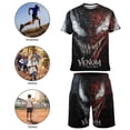 thumbnail image 5 of Venom Boys T-Shirt And Shorts Outfit Set Athletic Short Sleeve Tee Mesh Shorts Set for Kids, 5 of 8