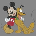 thumbnail image 2 of Boy's Mickey & Friends Mickey and Pluto  Performance Graphic Tee Charcoal Heather Small, 2 of 4