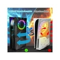 thumbnail image 3 of Werleo Plaques de Couverture PS5 avec Bande Lumineuse RVB pour Console Playstation 5 Version à Disque, 3 of 7