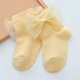 thumbnail image 3 of Baby Girls Socks, Cute Sweet Bow Socks Soft Lightweight Non-slip Socks, 3 of 3