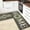Brown, variant on Farmhouse Anti Fatigue Kitchen Mats for Floor 2 Piece Set Cushioned Kitchen Rugs and Mats Non Skid Waterproof Comfort Heavy Duty Kitchen Standing Mat for Bedroom Laundry Room