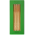 thumbnail image 1 of shiyou-Fine Tip Pens, 3 Black Ink Pens, Fine Point Pens for Note Taking, Gold, 1 of 4
